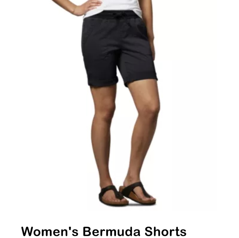Denver Hayes Navy Mid-rise Bermuda Shorts In Size 8, New With Tags - Picture 11 of 11